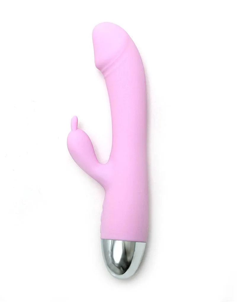 Leten Faye 3 - Vibrator - Tarzan Vibrator - Rabbit Vibrator - Zijdezachte Siliconen - Roze
