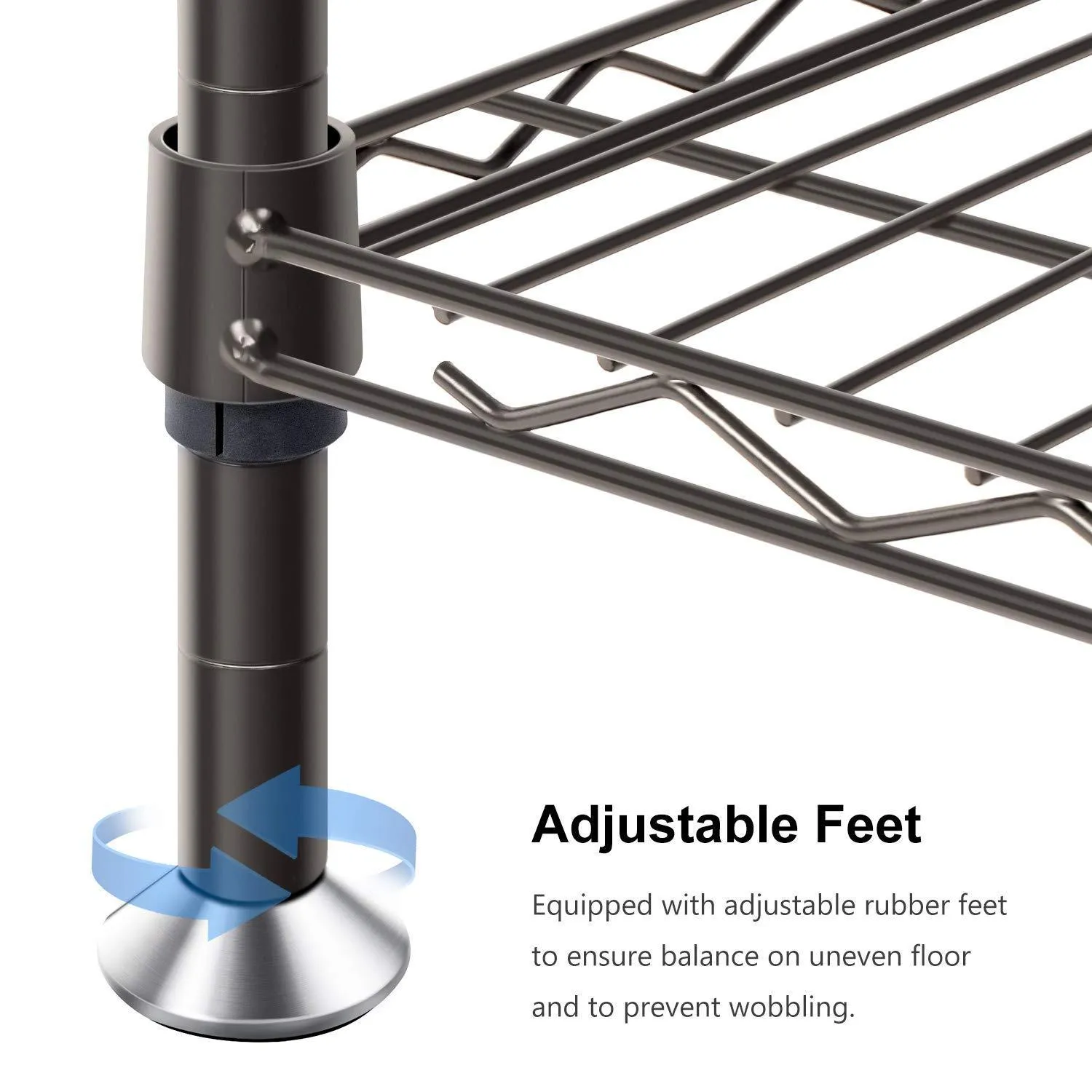 Lifewit Portable Wardrobe Clothes Closet Storage Organizer with Hanging Rod, Adjustable Legs, Quick and Easy to Assemble, Large Capacity, Dark Brown