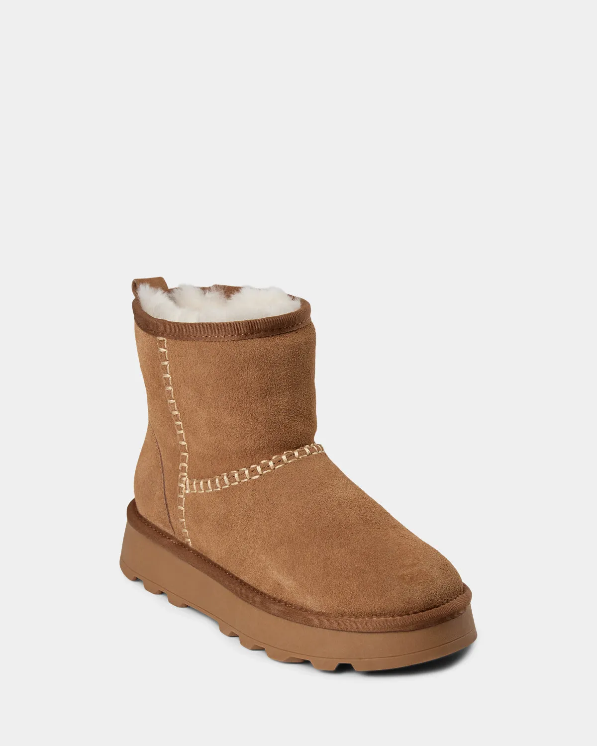MARIESW TEDDY BOOT - Tan