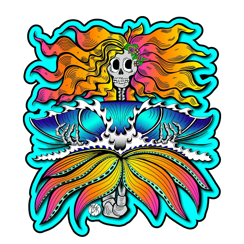 MBTS WAVE MAID VINYL STICKER