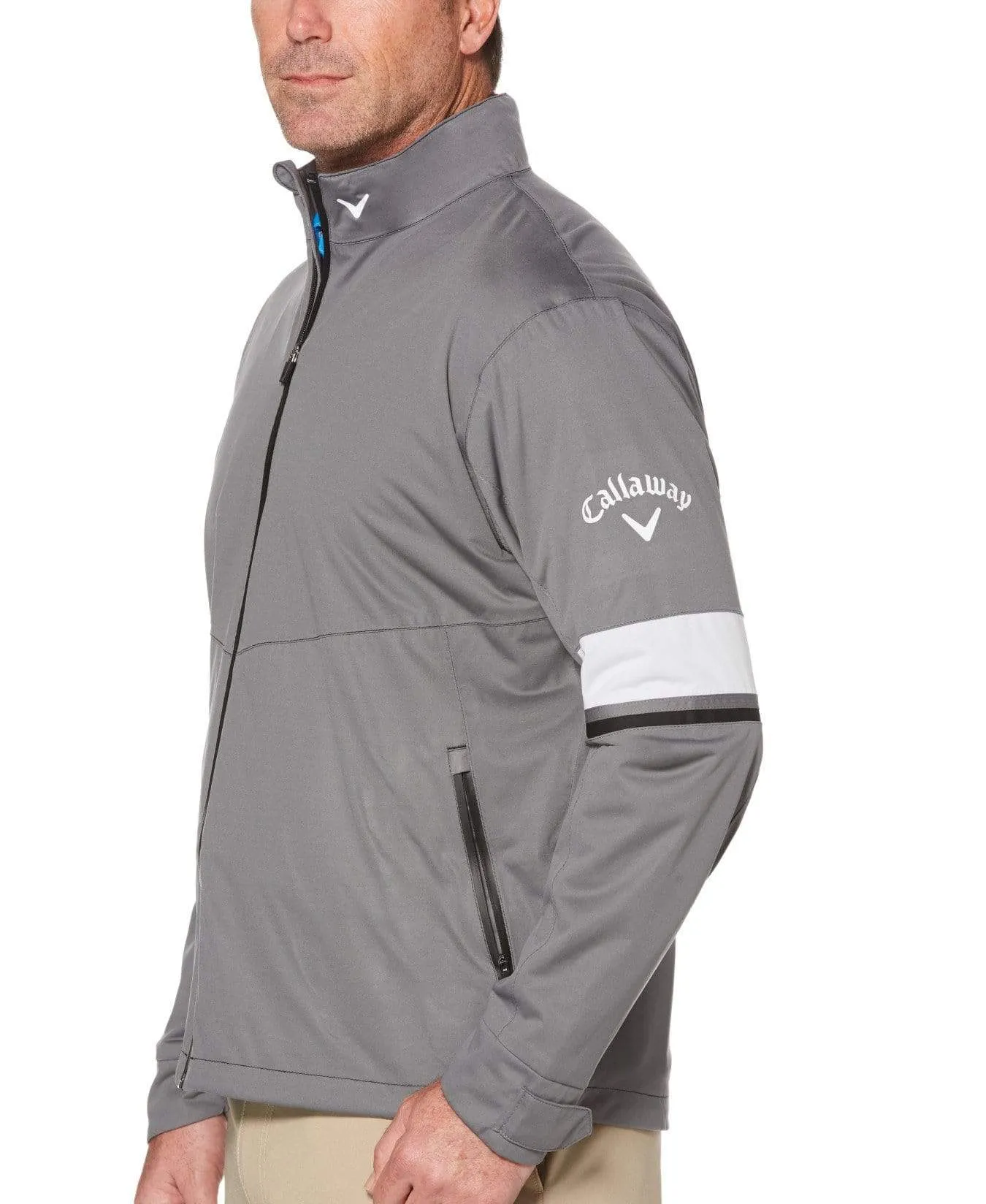 Mens Performance Full Zip Waterproof Jacket