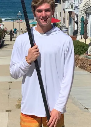 Men's Quik-Dry Hoodie ~ White