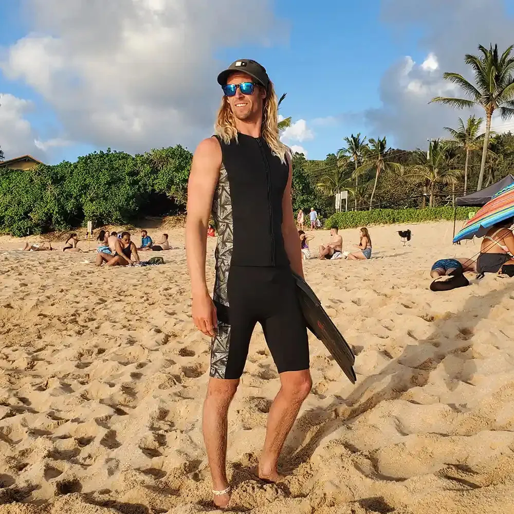 Mens Sleeveless Wetsuit Jacket