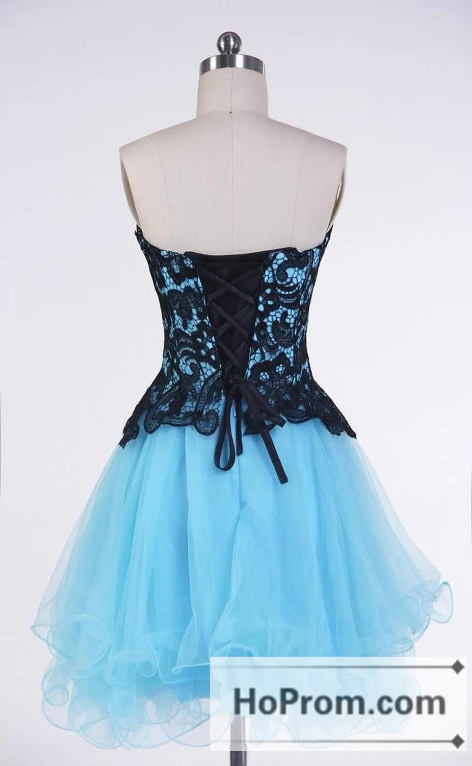 Mini A-Line Organza Sweetheart Prom Dresses Homecoming Dresses
