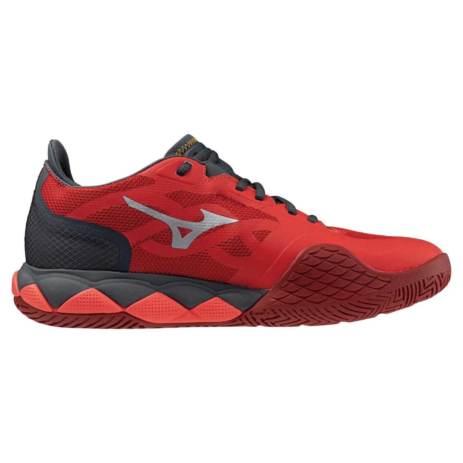 Mizuno Wave Enforce Tour AC 2024 Men's Tennis Shoes (Radiant Red/White/Ebony)