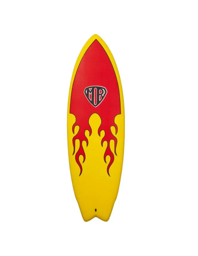 MR Epoxy Soft Twin Fin 6'0
