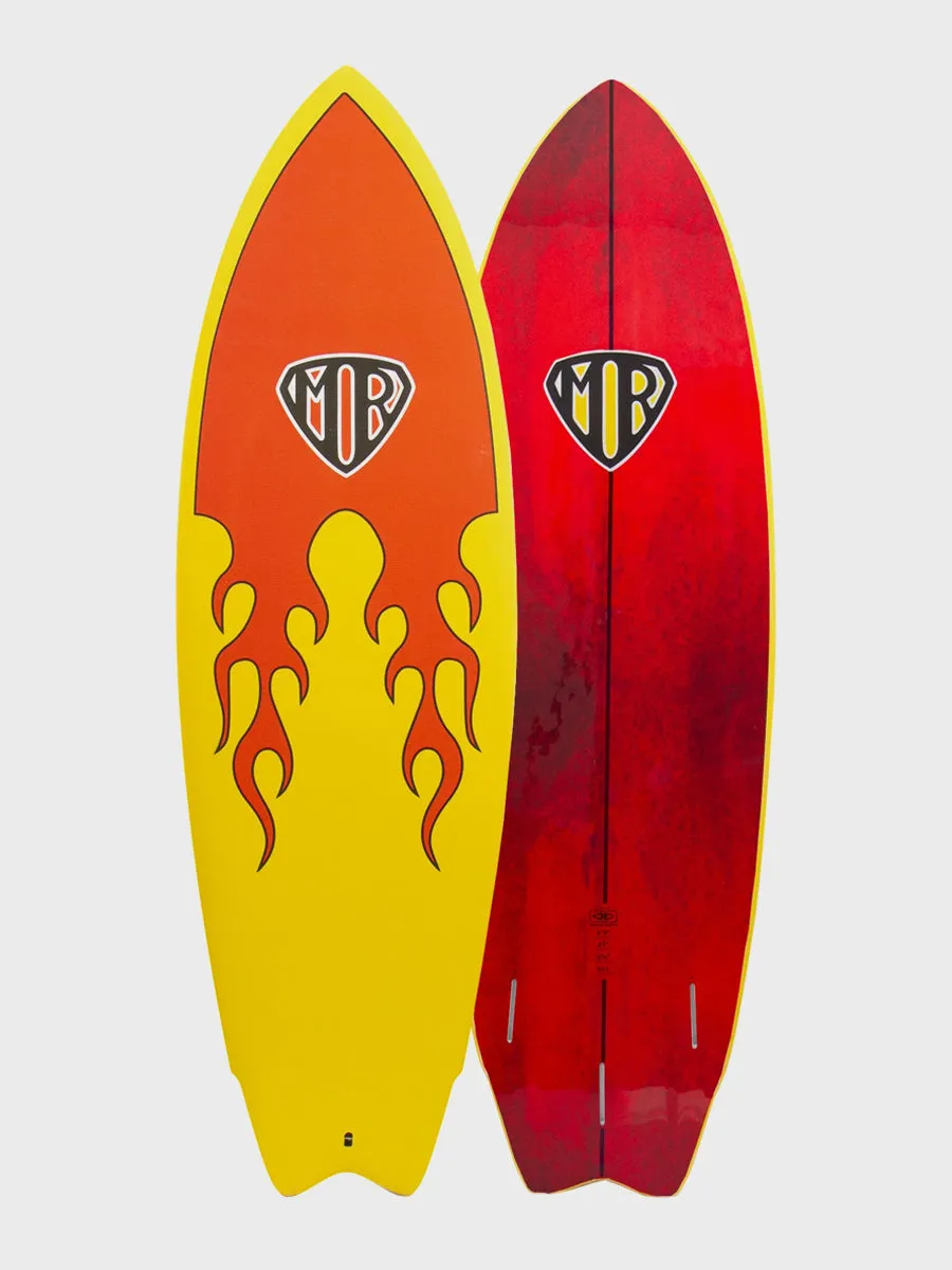 MR Epoxy Super Twin Tri Fin Softboard