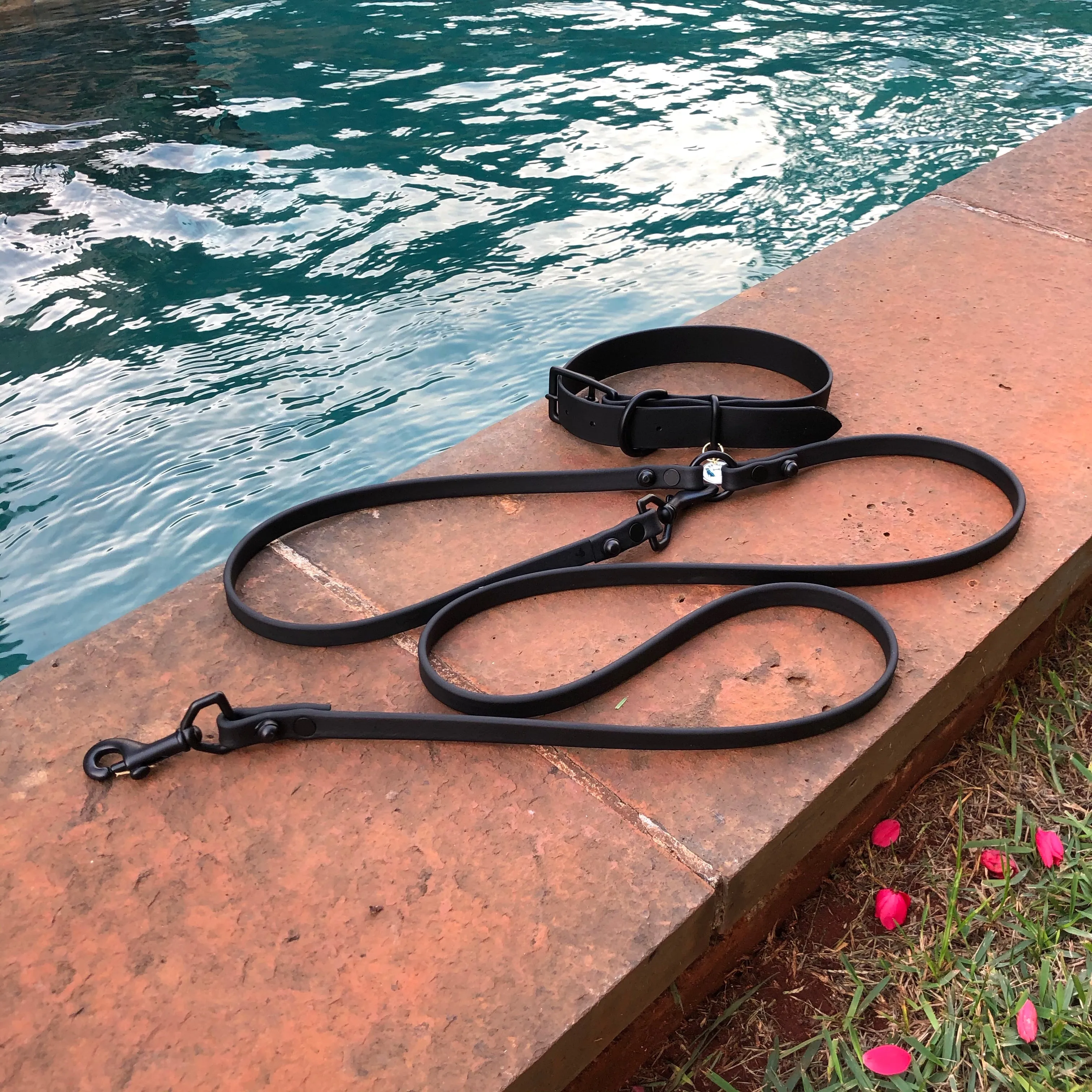 Multi-Way Waterproof Leash: IMI - Black   Black