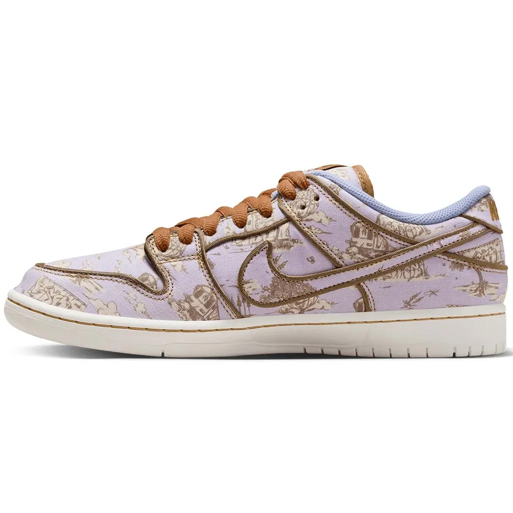 NIKE SB DUNK LOW PRO PREMIUM CITY OF STYLE - FOOTBALL GREY/COCONUT MILK-KHAKI