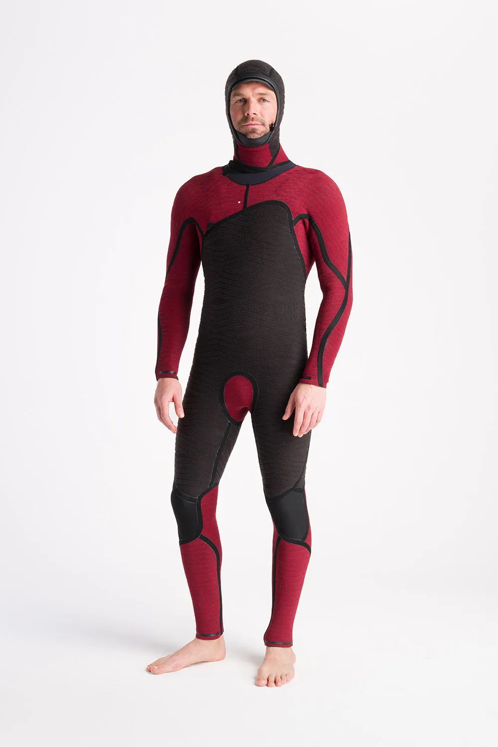 NUWAVE WIRED  6:5 MENS CHEST ZIP HOODED STEAMER