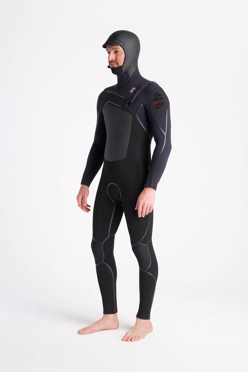 NUWAVE WIRED  6:5 MENS CHEST ZIP HOODED STEAMER