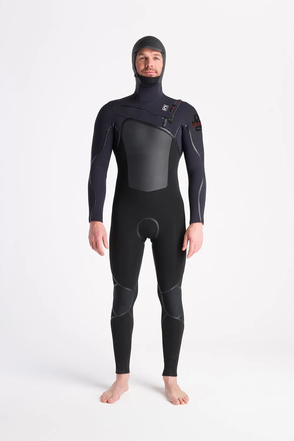 NUWAVE WIRED  6:5 MENS CHEST ZIP HOODED STEAMER