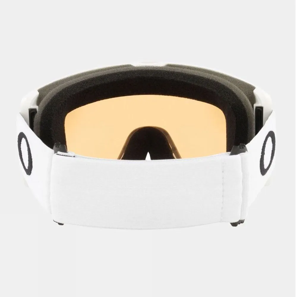 Oakley Target Line L Snow Goggles - Matte White With Persimmon
