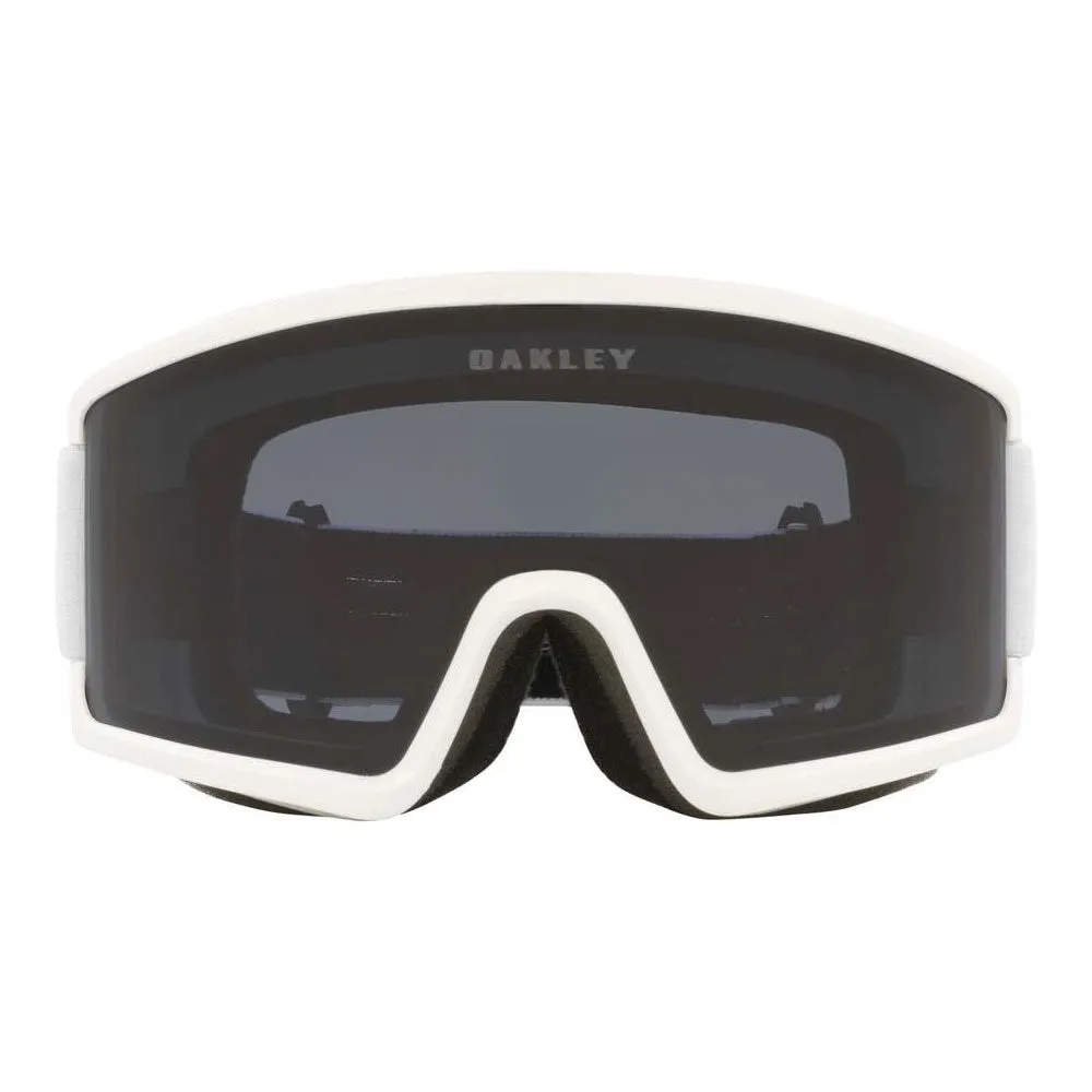 Oakley Target Line L Snow Goggles - White With Dark Grey Lens