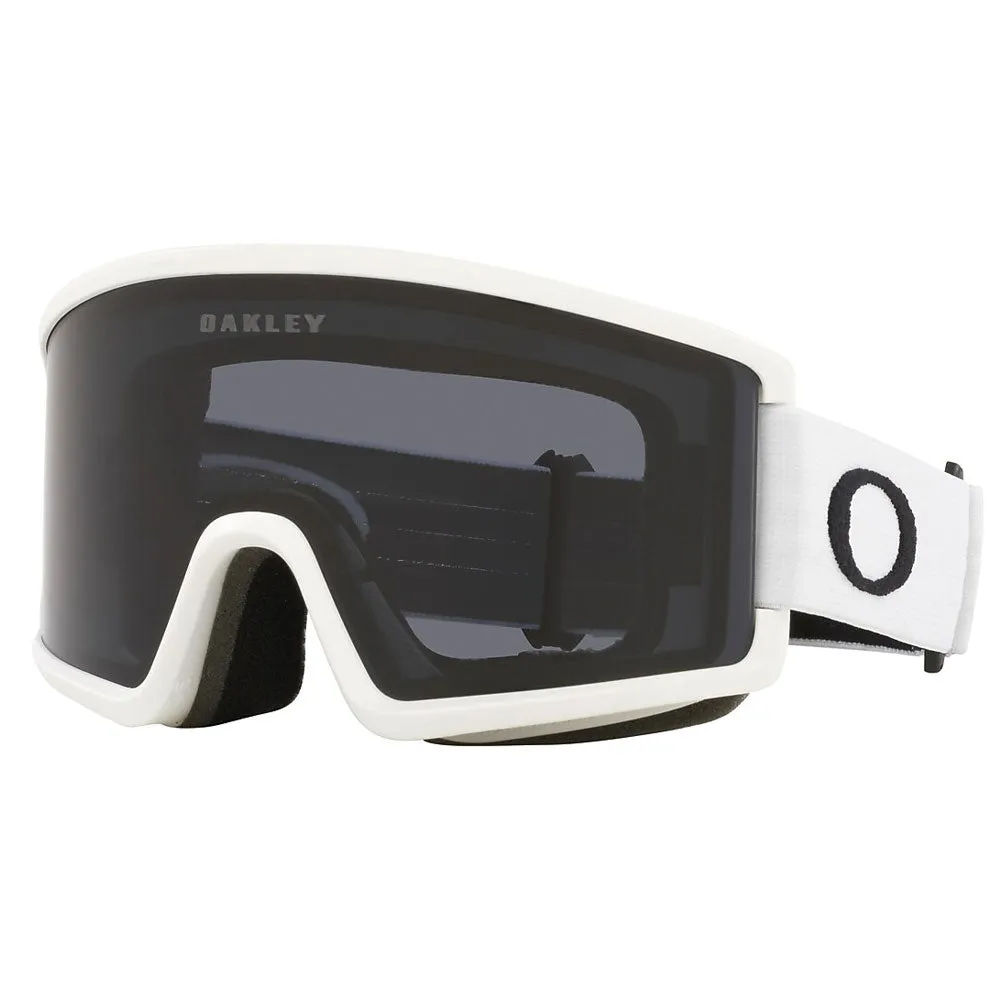 Oakley Target Line L Snow Goggles - White With Dark Grey Lens
