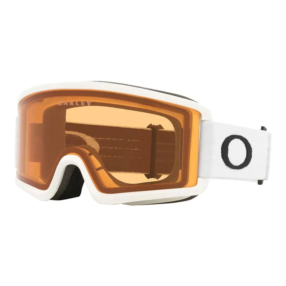 Oakley Target Line M Snow Goggles  Matt White With Persimmon Lens