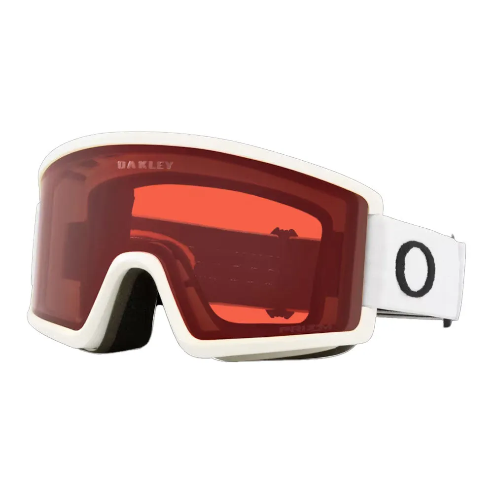 Oakley Target Line M Snow Goggles Matte White Prizm Rose