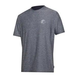 O'NEILL 24/7 HYBRID UV SS SURF TEE CHARCOAL