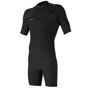 O'Neill Hyperfreak 2mm Chest Zip Shortie Wetsuit  - Black/Black