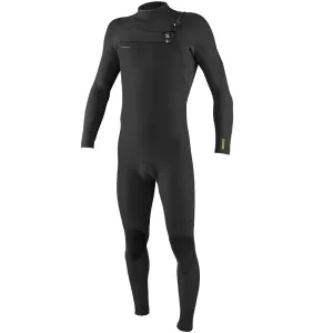 O'Neill Hyperfreak 4/3 mm Chest Zip Wetsuit  - Raven/Raven