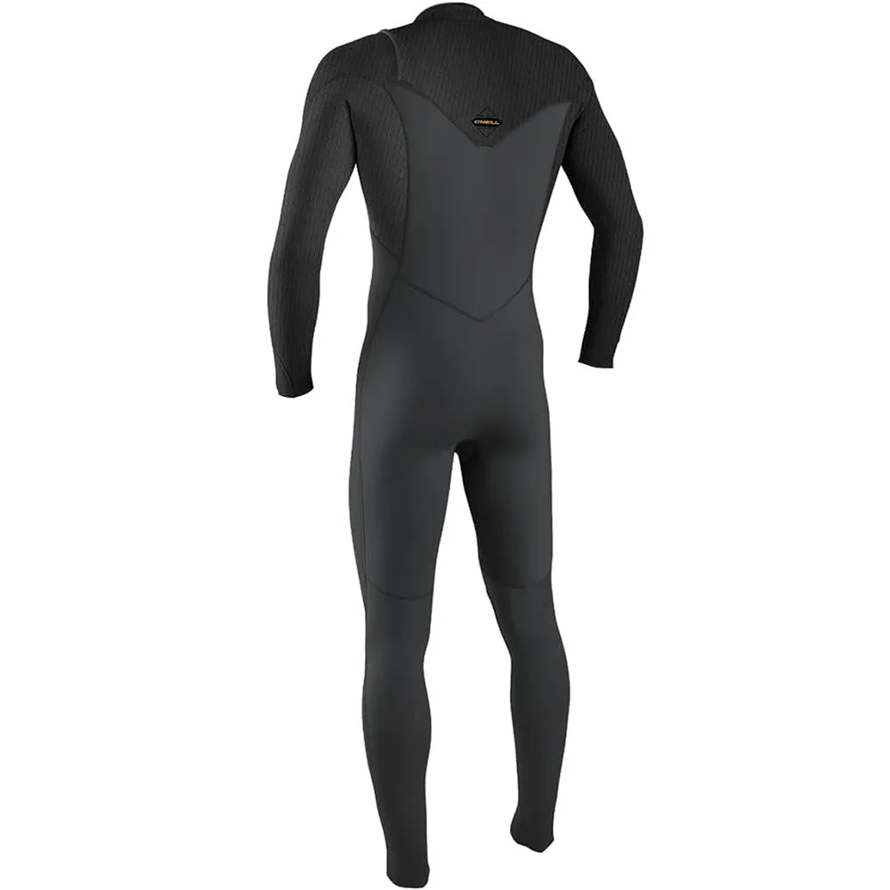 O'Neill Hyperfreak 4/3 mm Chest Zip Wetsuit - Smoke/Raven