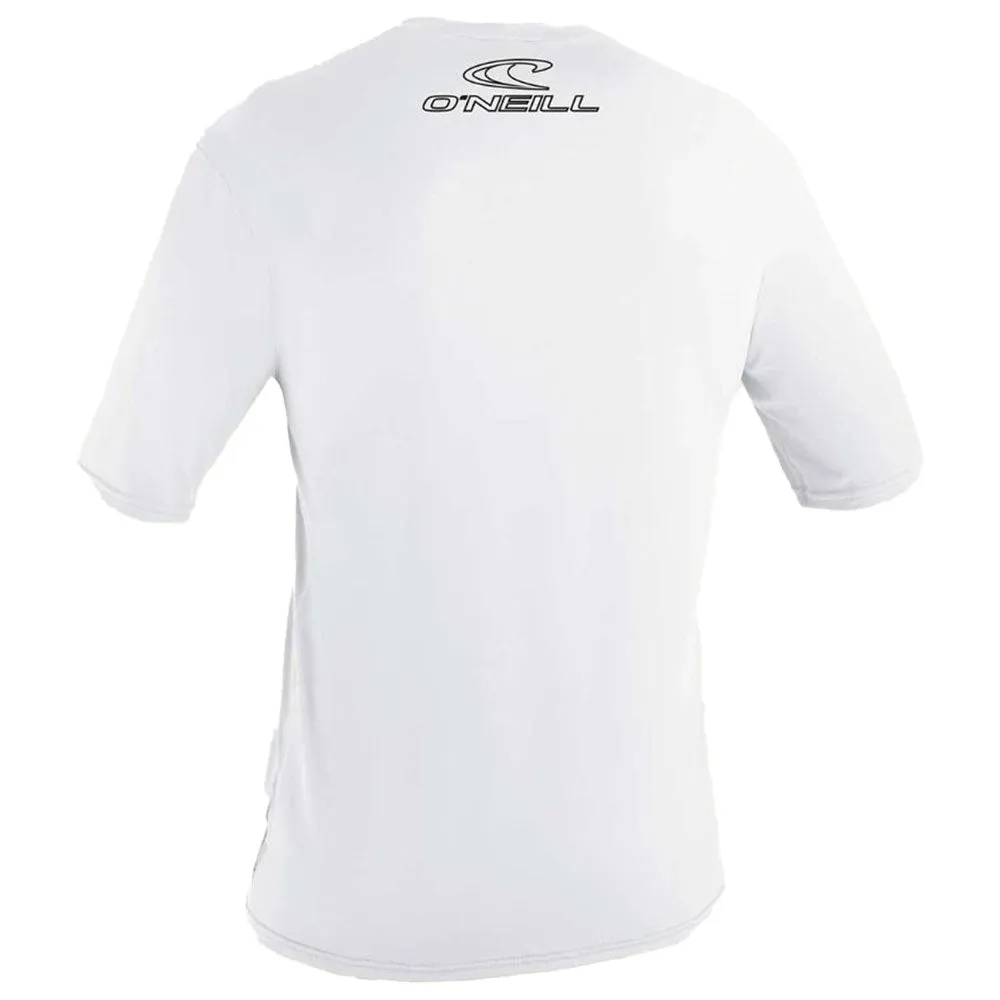 O'Neill Youth Skins Short Sleeve Sun Shirt - White