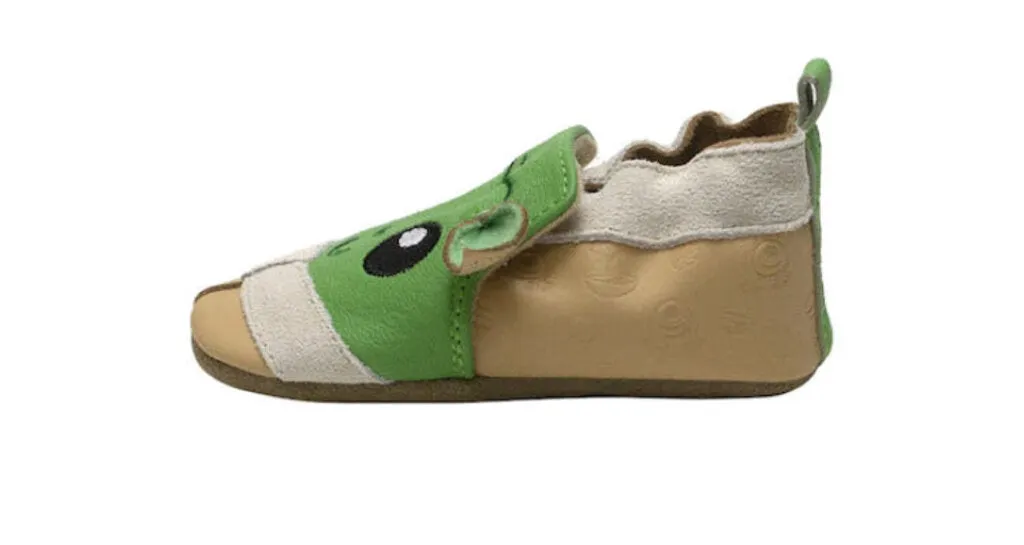 Pantoufles L'ENFANT - Baby's STAR WARS The Child Leather-Sole Sllip-On Shoes 0-6 mois
