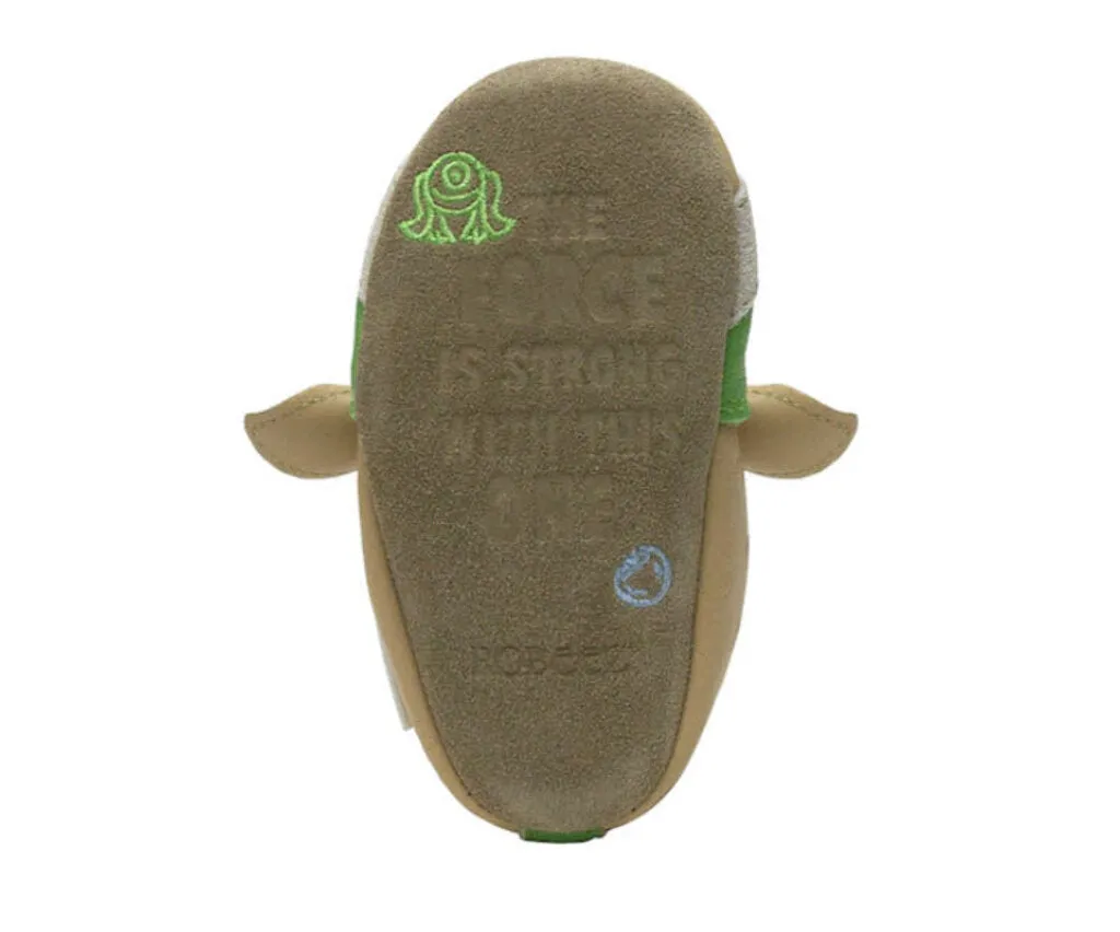 Pantoufles L'ENFANT - Baby's STAR WARS The Child Leather-Sole Sllip-On Shoes 0-6 mois