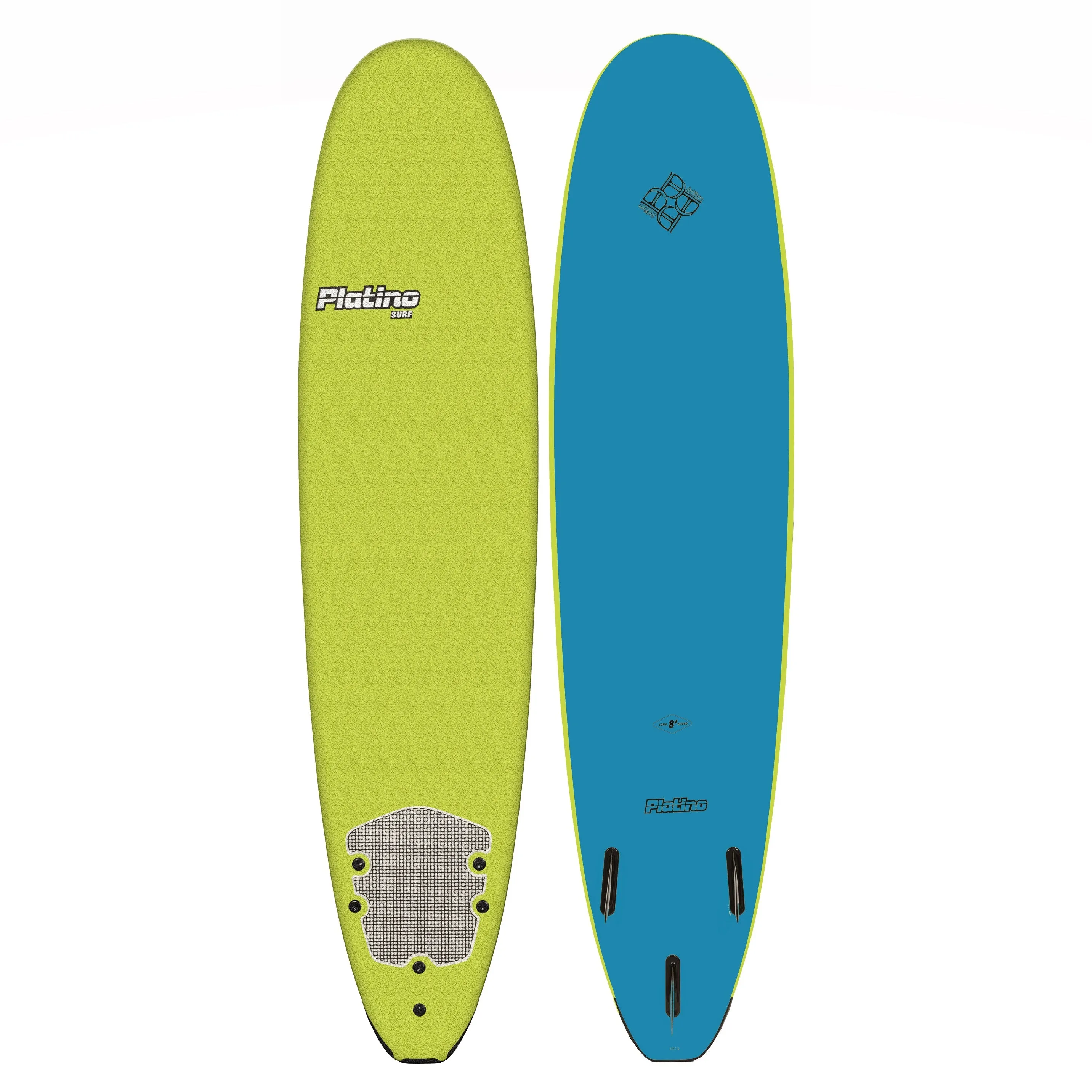 PLATINO 8'0 SOFTBOARD ELECTRIC LIME AZURE BLUE