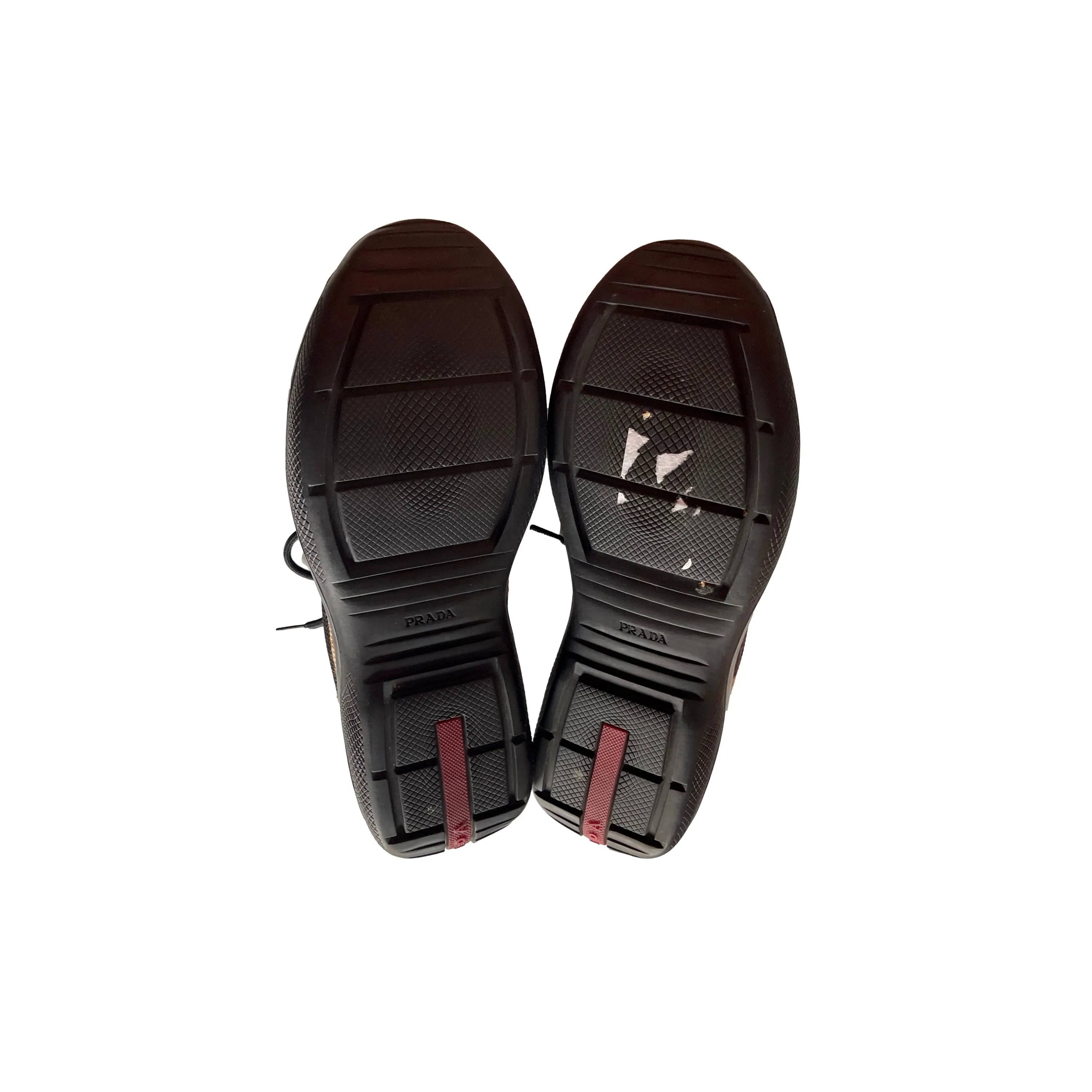 Prada Cheetah Calf Hair Sneakers