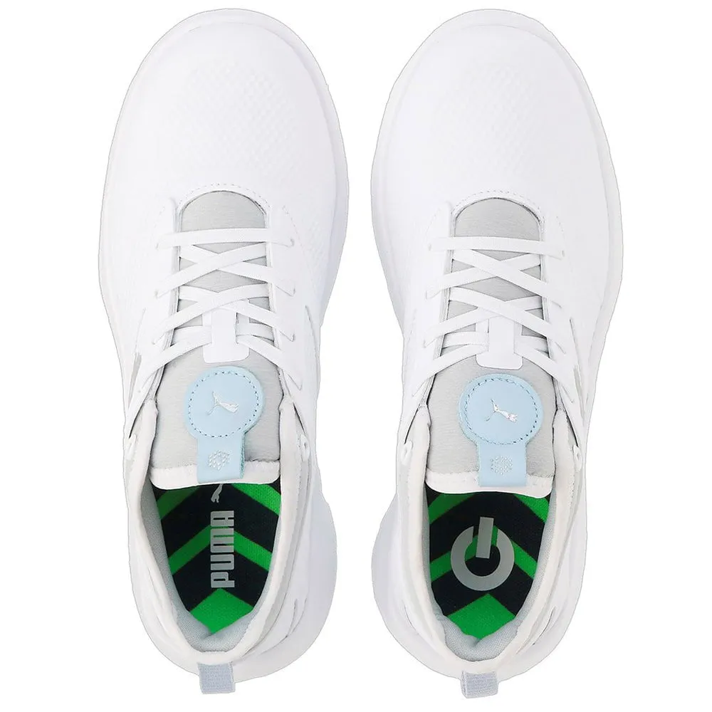 Puma IGNITE Malibu Womens Golf Shoes - PUMA White/PUMA Silver-Lucite