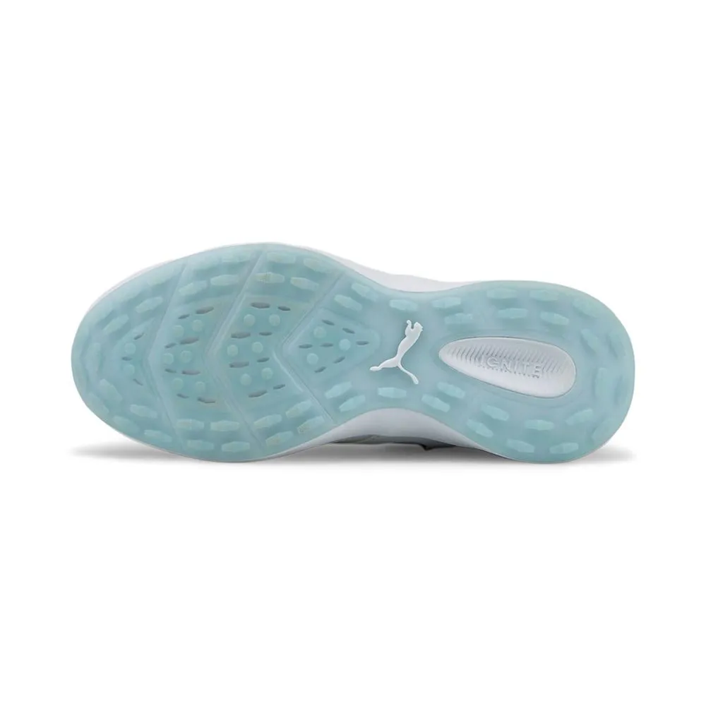 Puma IGNITE Malibu Womens Golf Shoes - PUMA White/PUMA Silver-Lucite