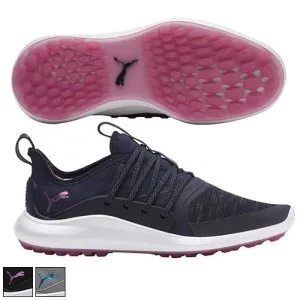 Puma Ladies IGNITE NXT Golf Shoes 6.0 Puma Black/Metallic Pink (19222