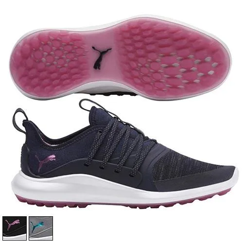 Puma Ladies IGNITE NXT Golf Shoes 6.0 Puma Black/Metallic Pink (19222