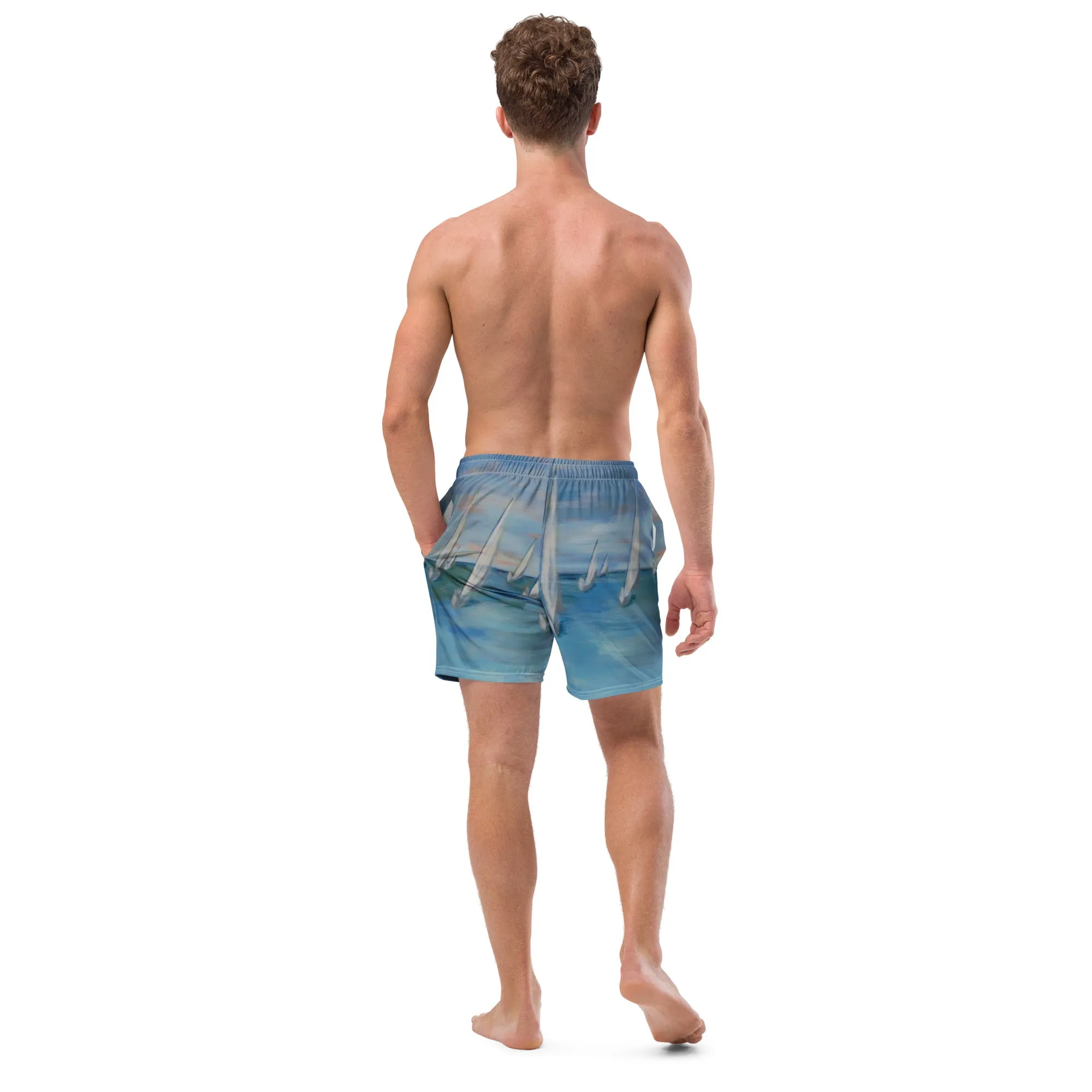 "Incoming - One Design" - Men's swim trunks