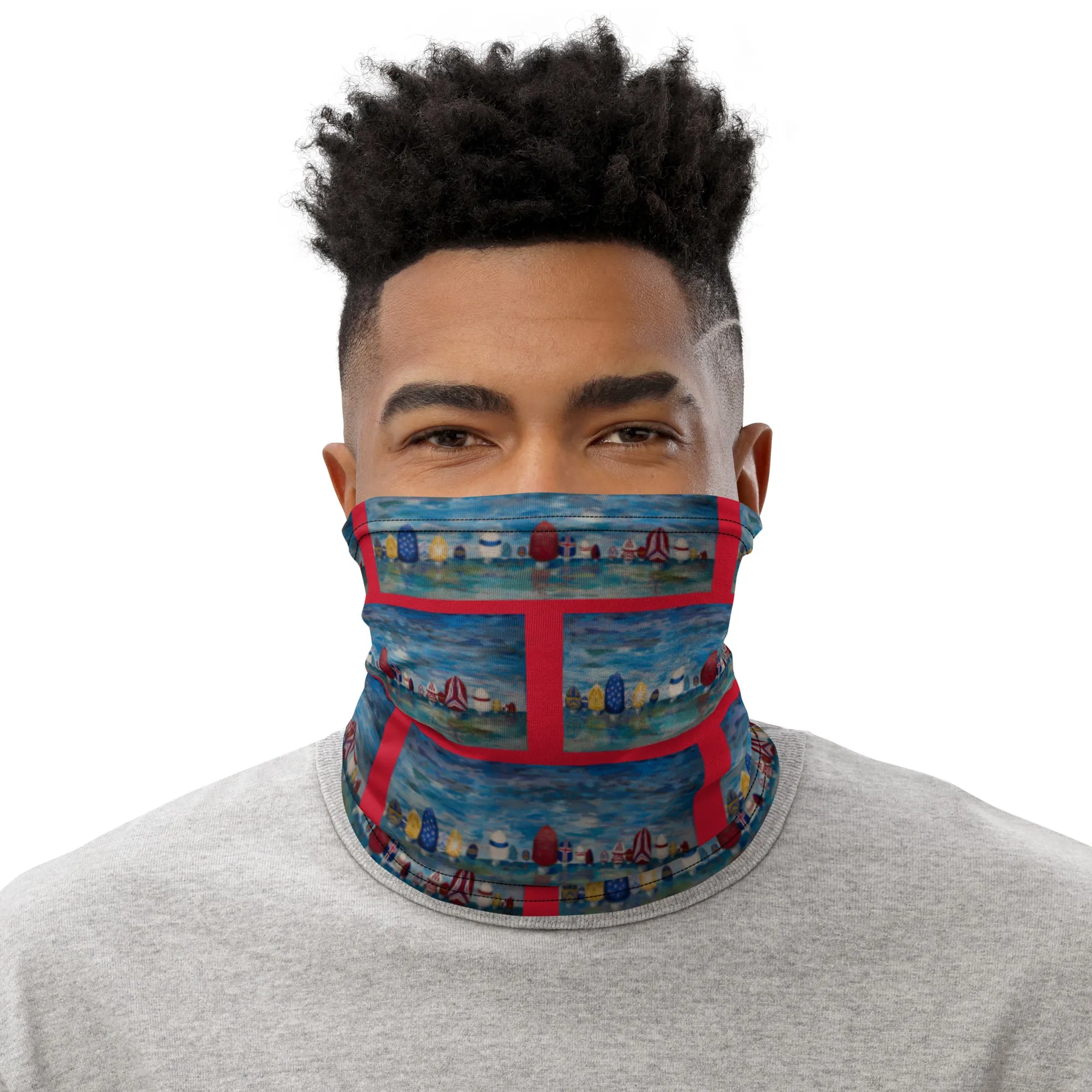 "Spinnaker Party - Red" Neck Gaiter