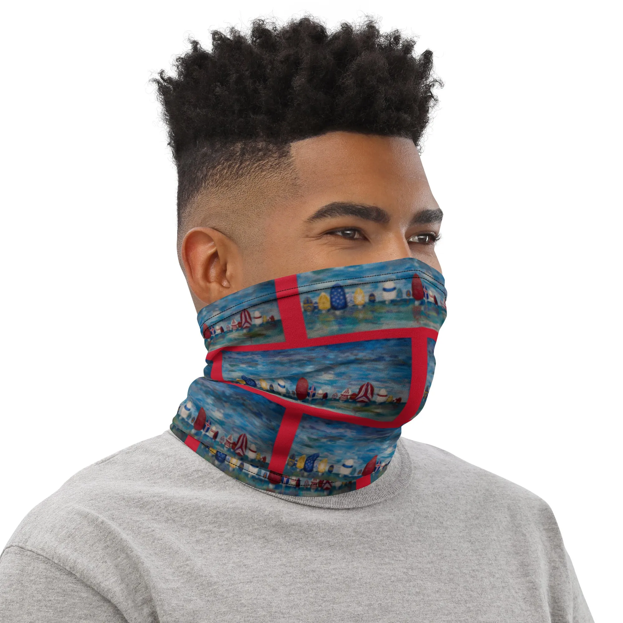 "Spinnaker Party - Red" Neck Gaiter
