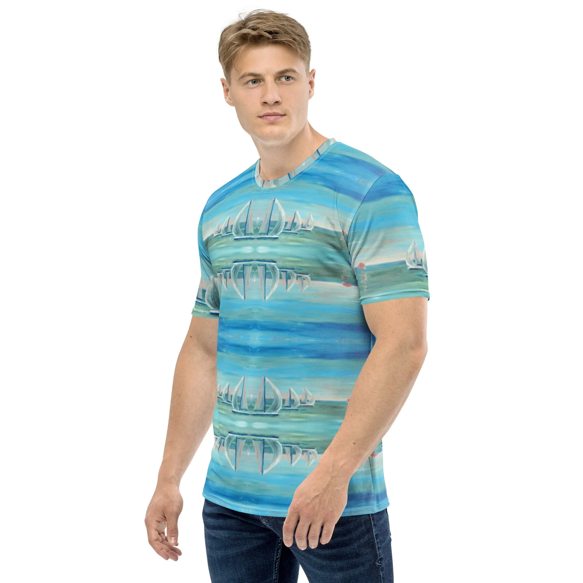 "Two Knots" Men's Short Sleeve Surf Shirt