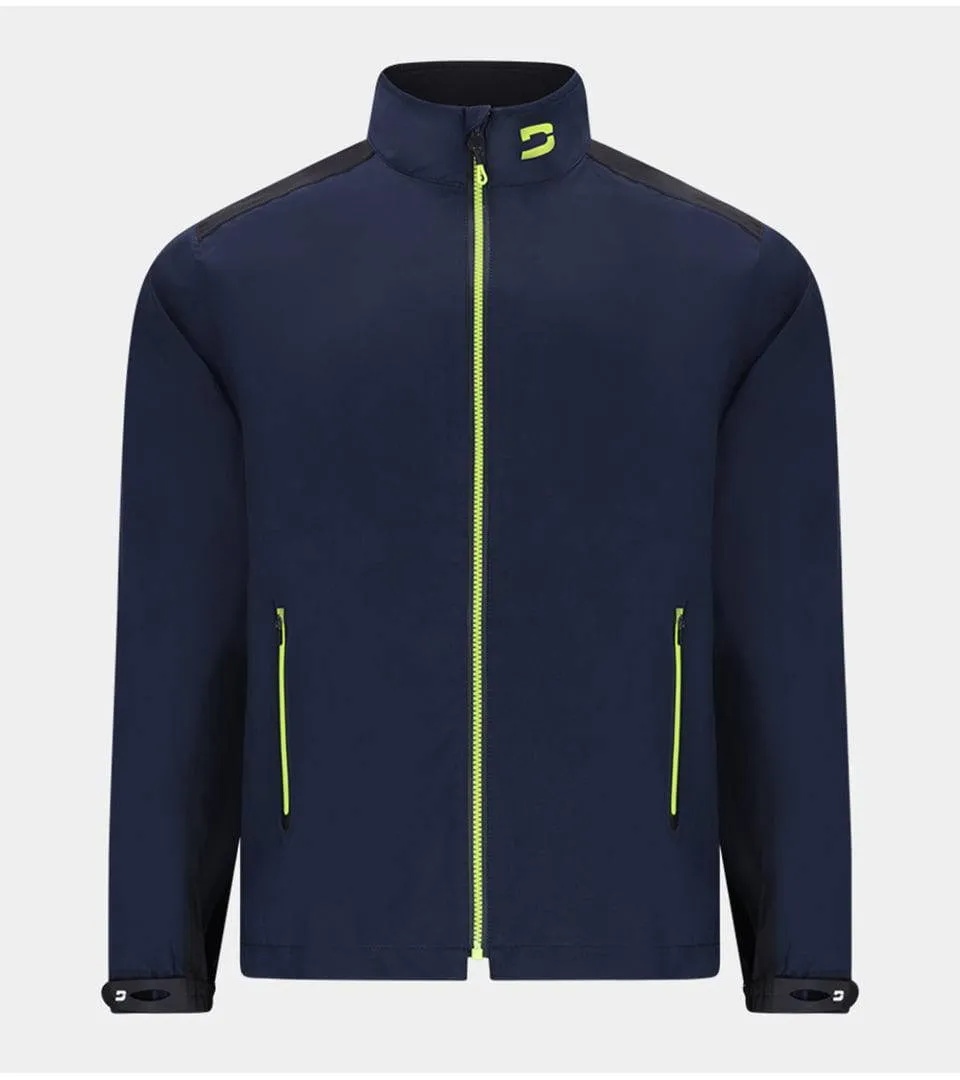 RAIN-TEK SUIT JACKET  - NAVY / LIME