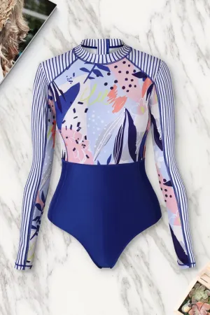 Rashguard Long Sleeve Suit- Back Zipper