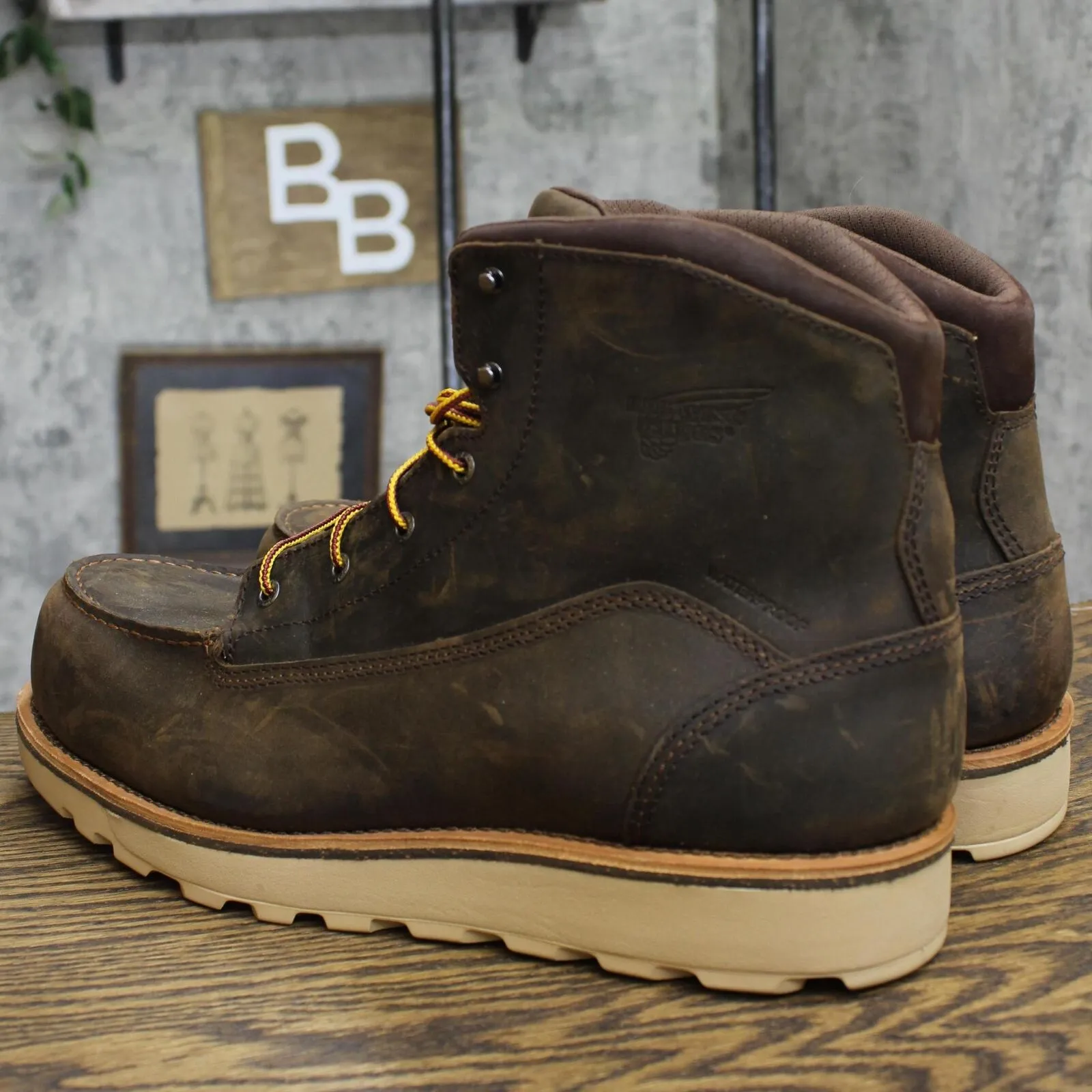 Red Wing Shoes Traction Tred Lite 6-Inch Safety Toe Waterproof Work Boots 14