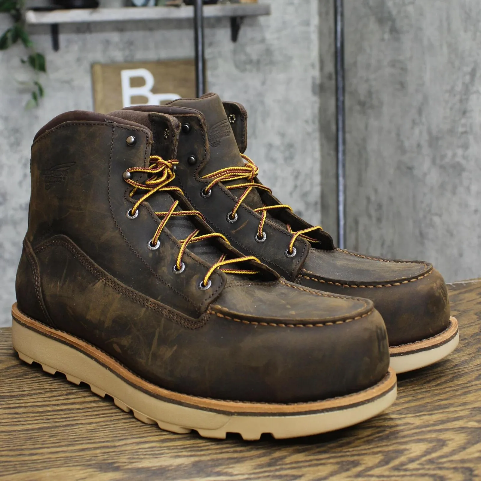 Red Wing Shoes Traction Tred Lite 6-Inch Safety Toe Waterproof Work Boots 14