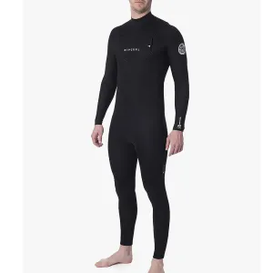 Rip Curl Dawn Patrol 4/3mm Chest Zip Wetsuit  - Black