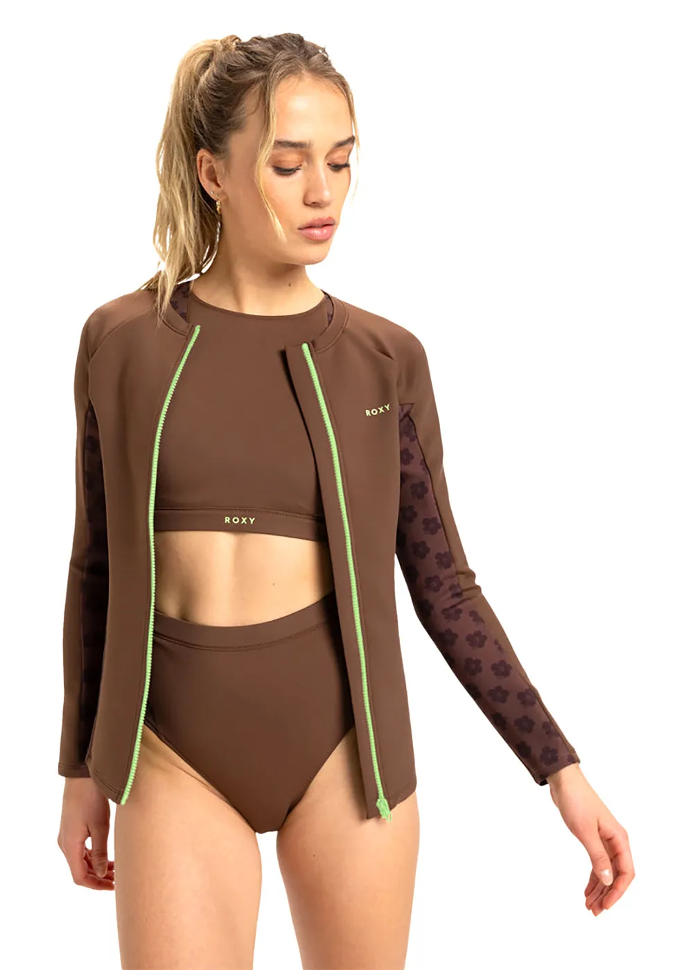 Roxy Womens Zip Through Pro Wave Jacket