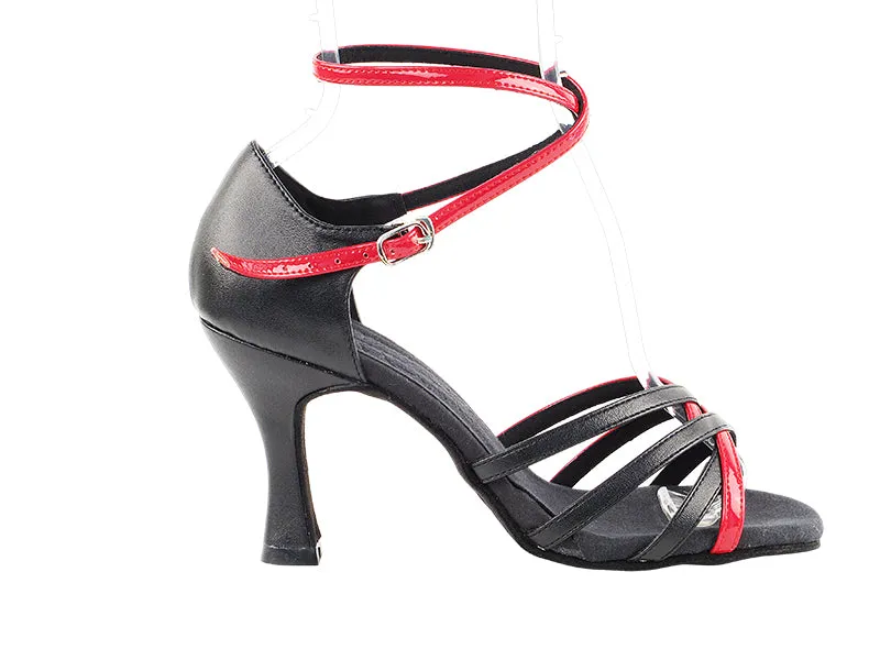 S9261 Black_Red Leather