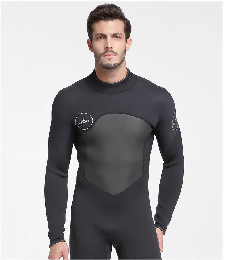 SAILBEE Men's 3MM Neoprene One Piece Full Swimsuit Surf Diving Scuba Wetsuits