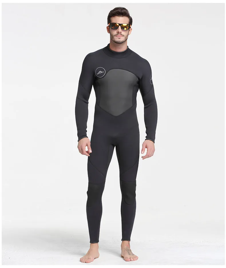 SAILBEE Men's 3MM Neoprene One Piece Full Swimsuit Surf Diving Scuba Wetsuits