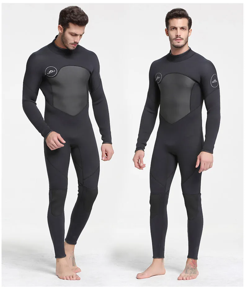SAILBEE Men's 3MM Neoprene One Piece Full Swimsuit Surf Diving Scuba Wetsuits