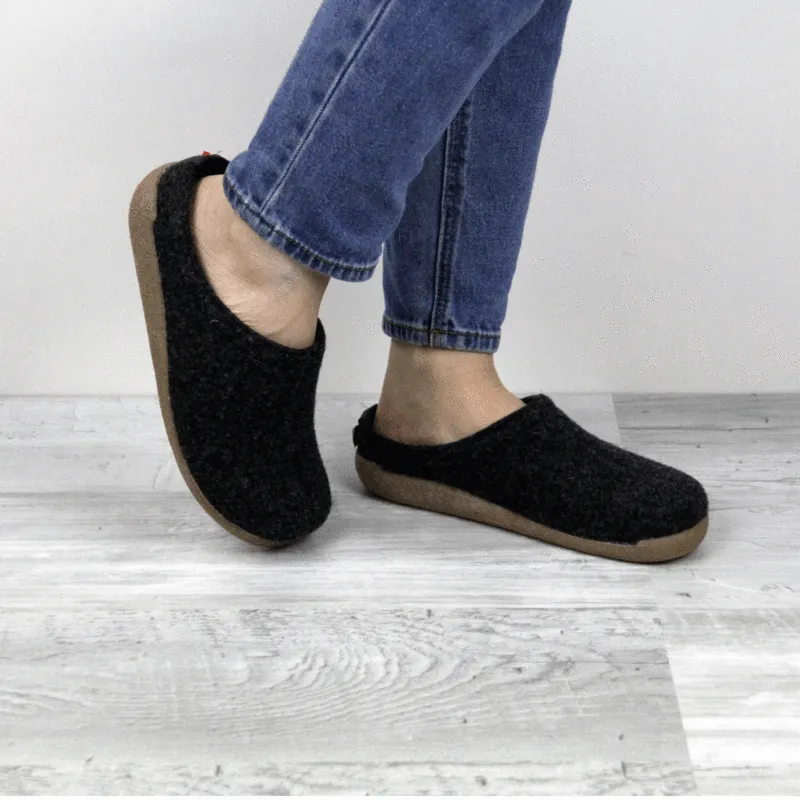 Sanita Lodge Slide - Men by Sanita - CHARCOAL BLACK