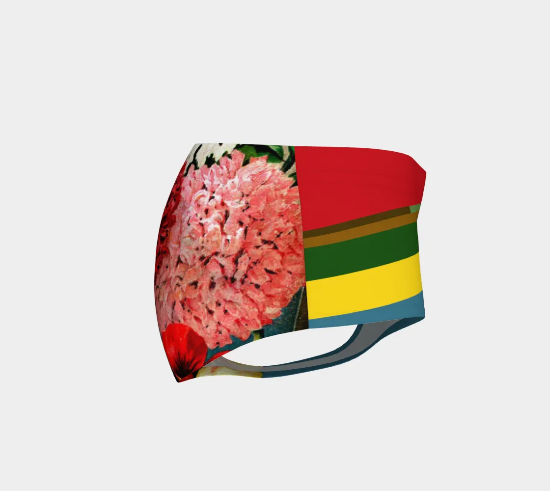 Scarlet Carnation Swim Briefs